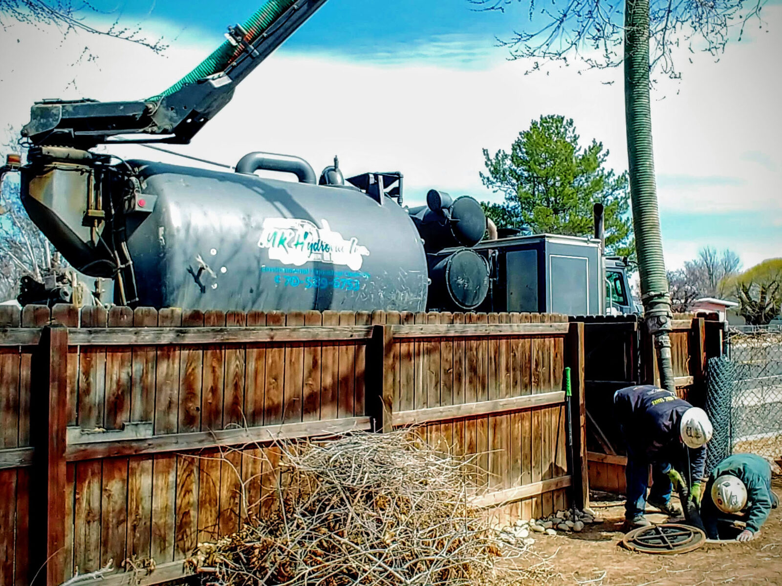 irrigation vault cleaning